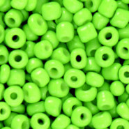 Glasperlen rocailles 6/0 (4mm) Neon lime green
